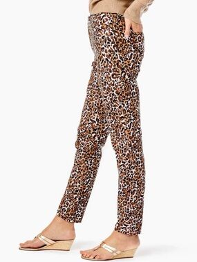 Lilly Pulitzer Leopard-Print Pants in Brown, Black & White